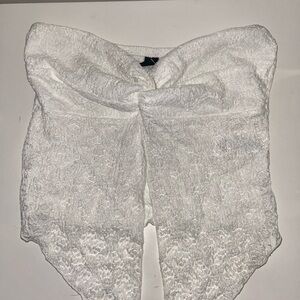 Windsor White Textured Fabric